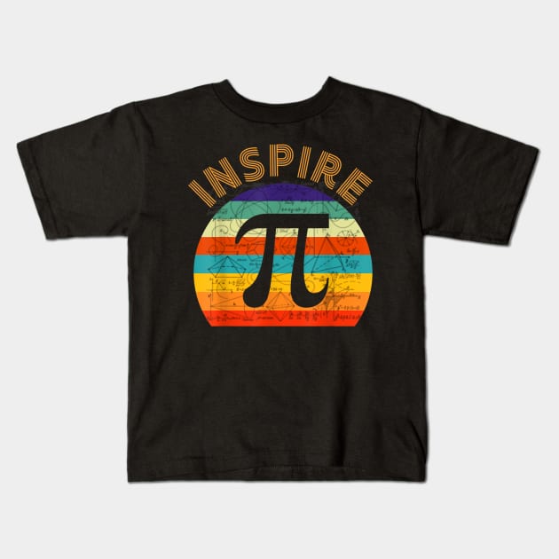 Inspire Pi 314 Math Teacher Pi National Day Funny Gift Kids T-Shirt by FONSbually